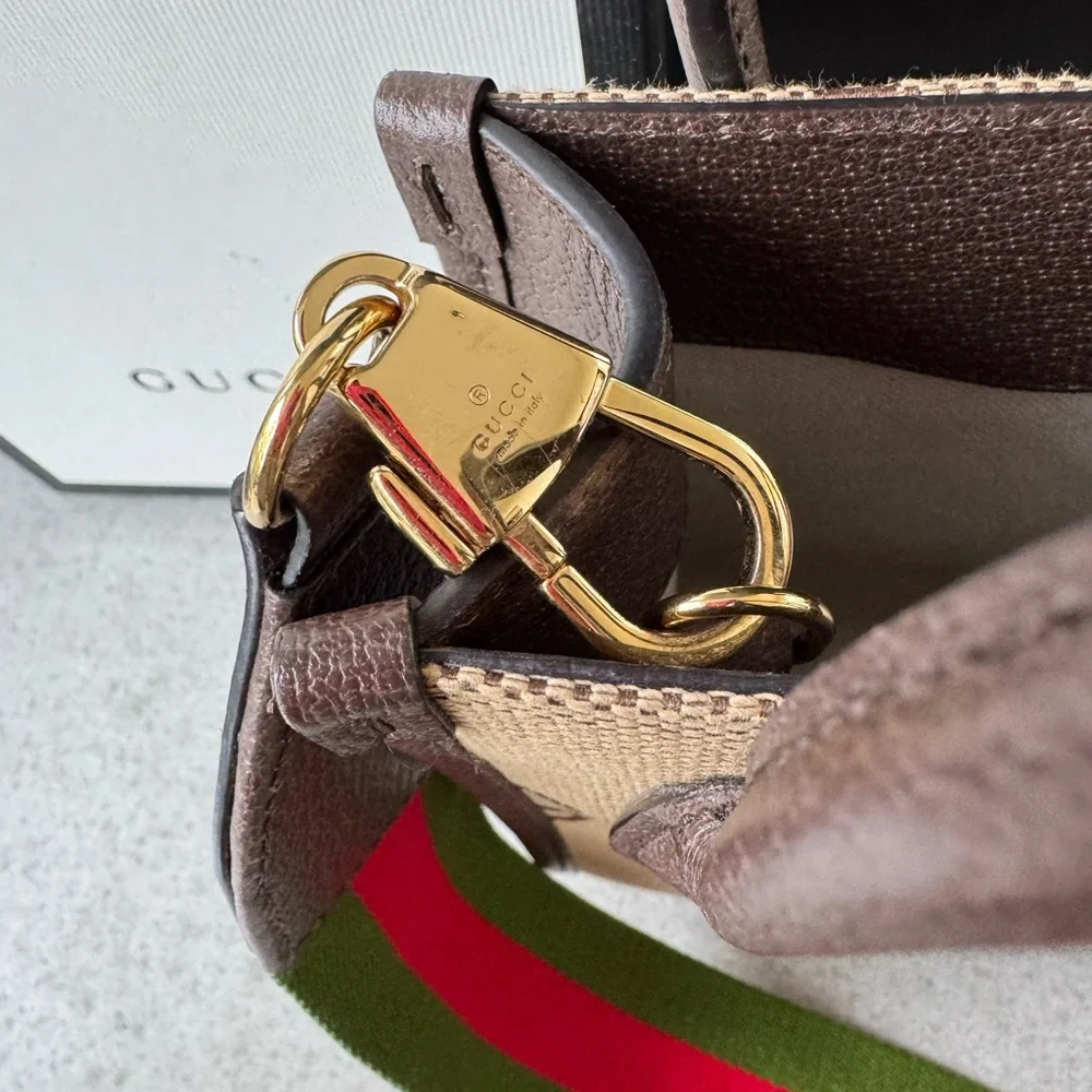 Gucci Vertical Tote Jumbo GG Canvas Mini crossbody bag - Picture 7 of 11